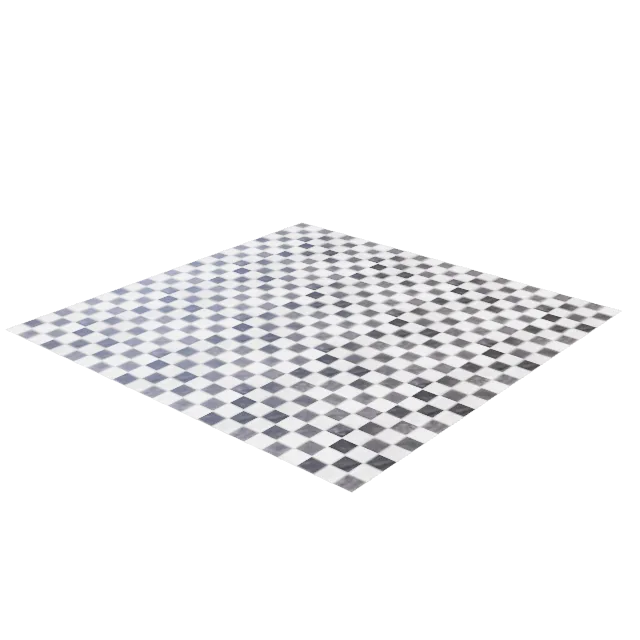 Checkered Tile Floor