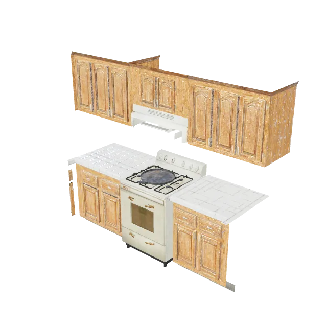 Flat Kitchen Range