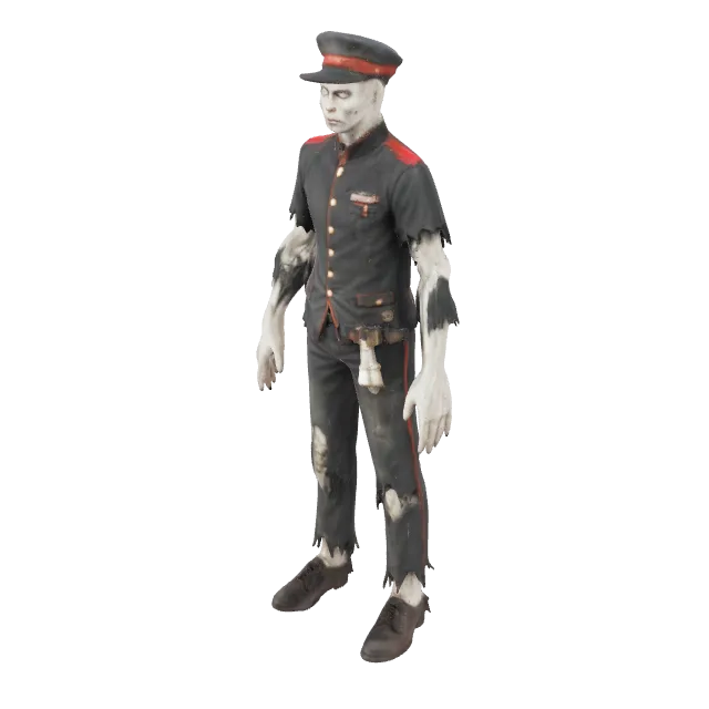 Meshy AI The Tarnished Sergean Biped Character Output