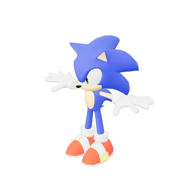 Animations Sonic Sonic Runners Adventure Model